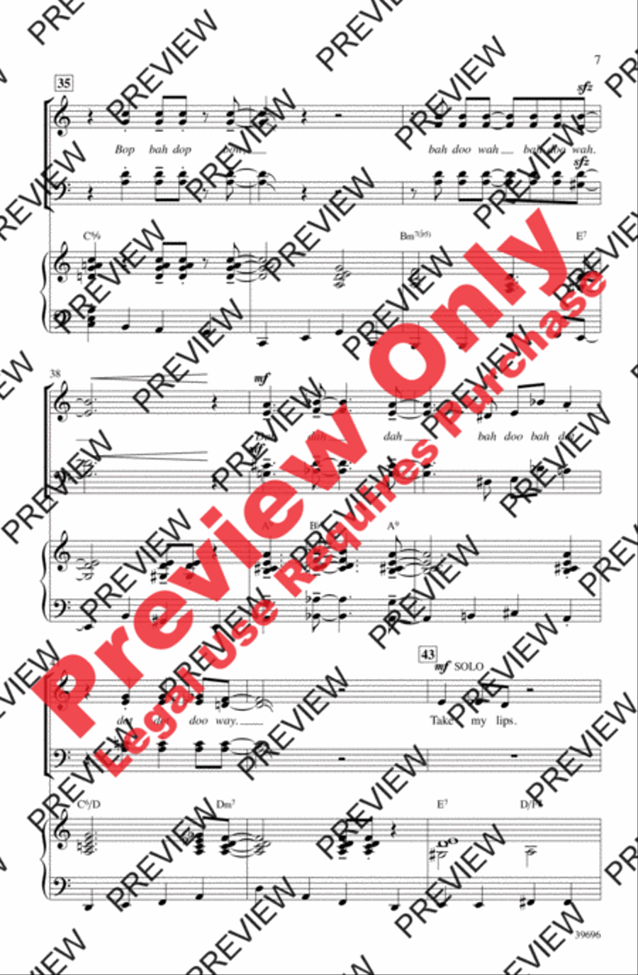 All of Me 4-Part scores gallery preview page 7