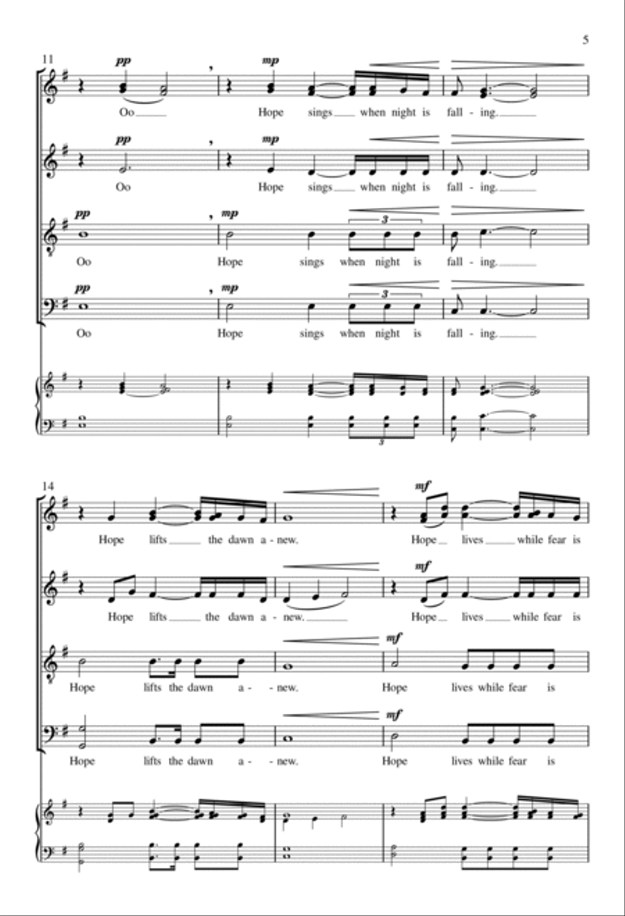 Hope Waits Hope Waits Divisi scores gallery preview page 4