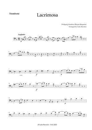 Book cover for Lacrimosa - Trombone no chords (Mozart)
