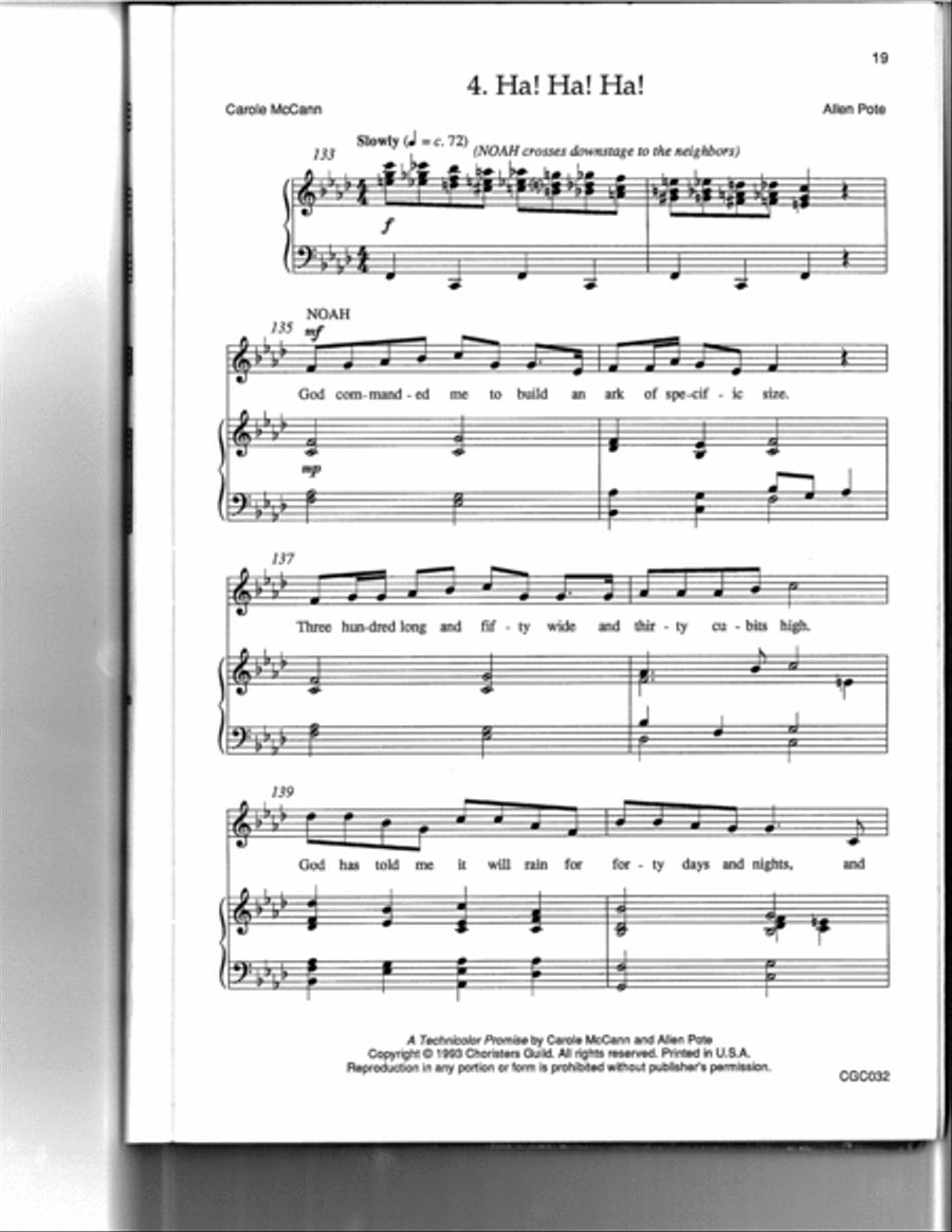 A Technicolor Promise Preview Kit (Score & CD) Choir scores gallery preview page 5