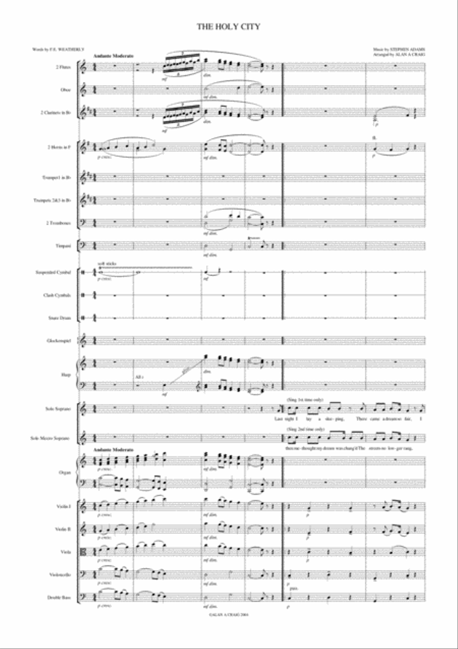 The Holy City The Holy City 4-Part scores gallery preview page 3