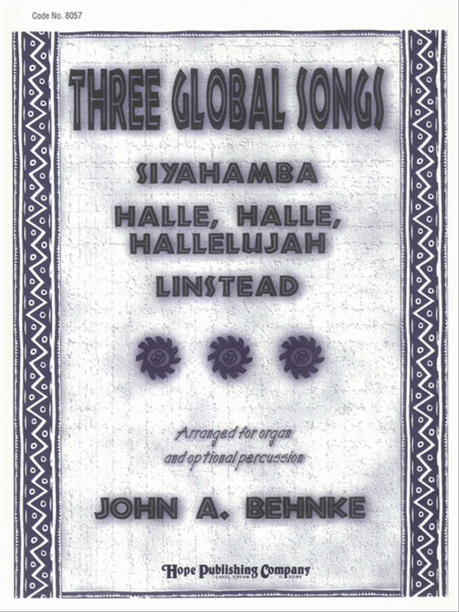 Three Global Songs Organ Solo scores gallery preview page 1