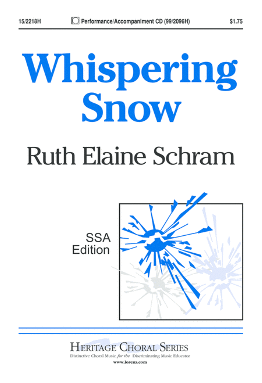 Whispering Snow SSA scores gallery preview page 2