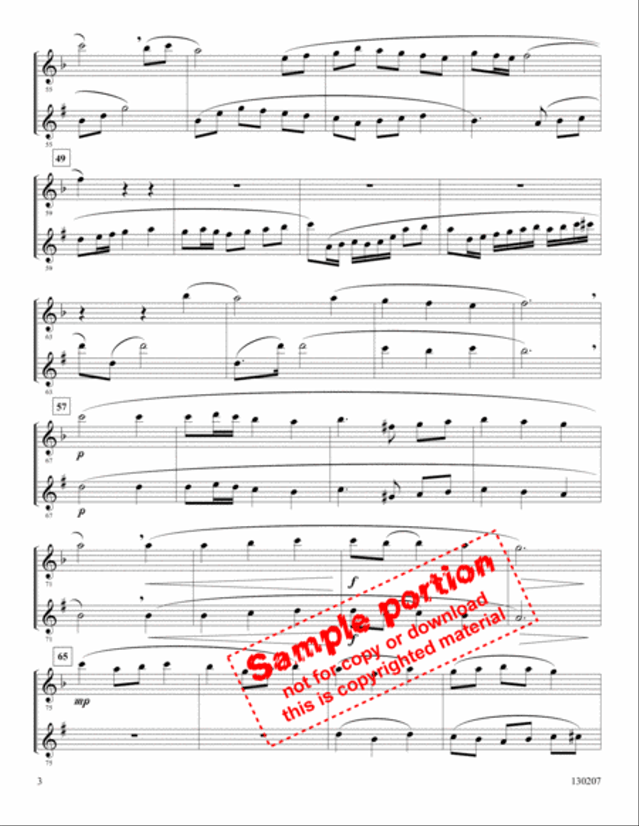 Our Great Saviour Our Great Saviour Woodwind Duet scores gallery preview page 3