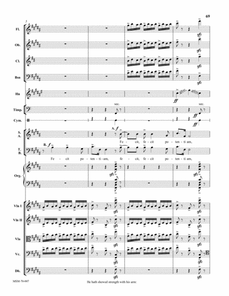 Magnificat (Full Orchestral Score) image number null