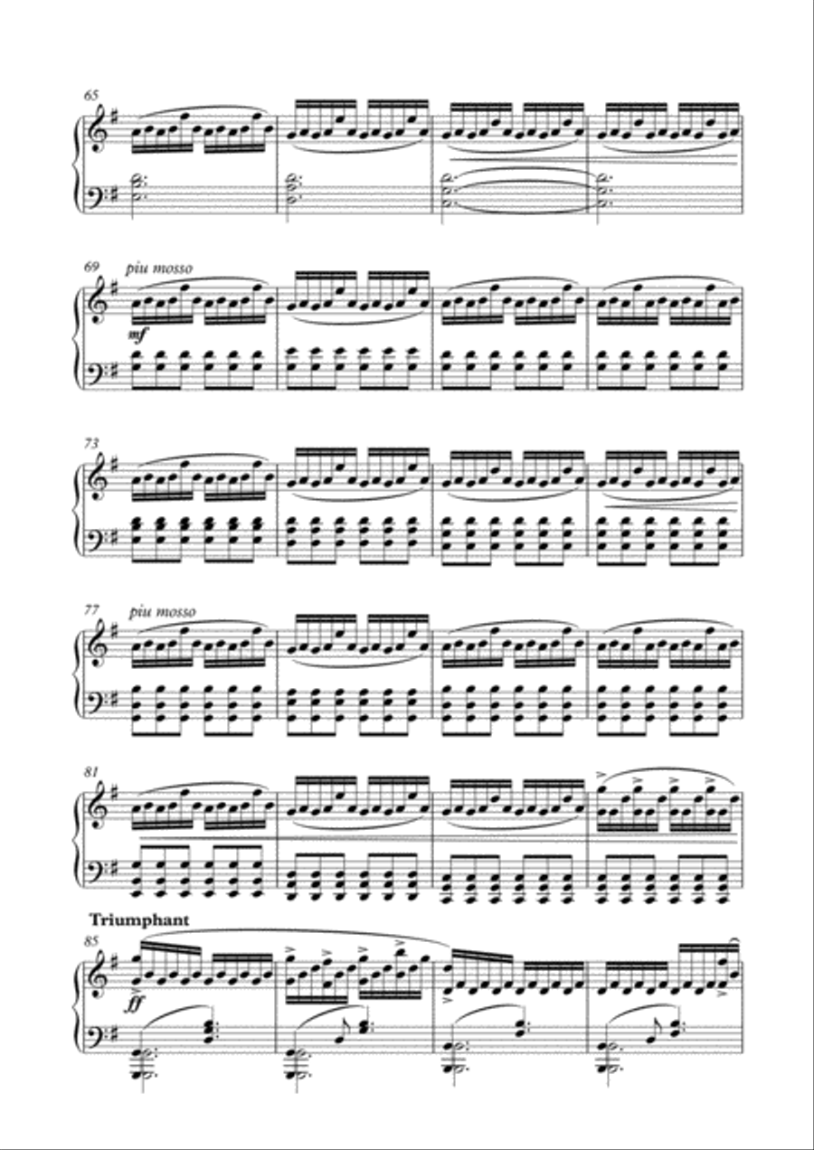Lechtblǽst - Piano Solo Piano Solo scores gallery preview page 3