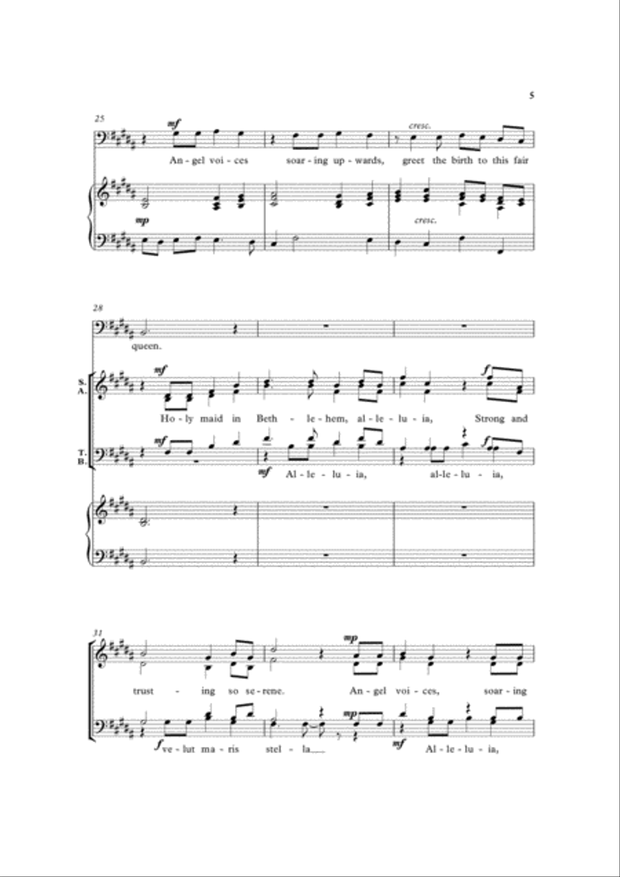Starry night Starry night Divisi scores gallery preview page 5