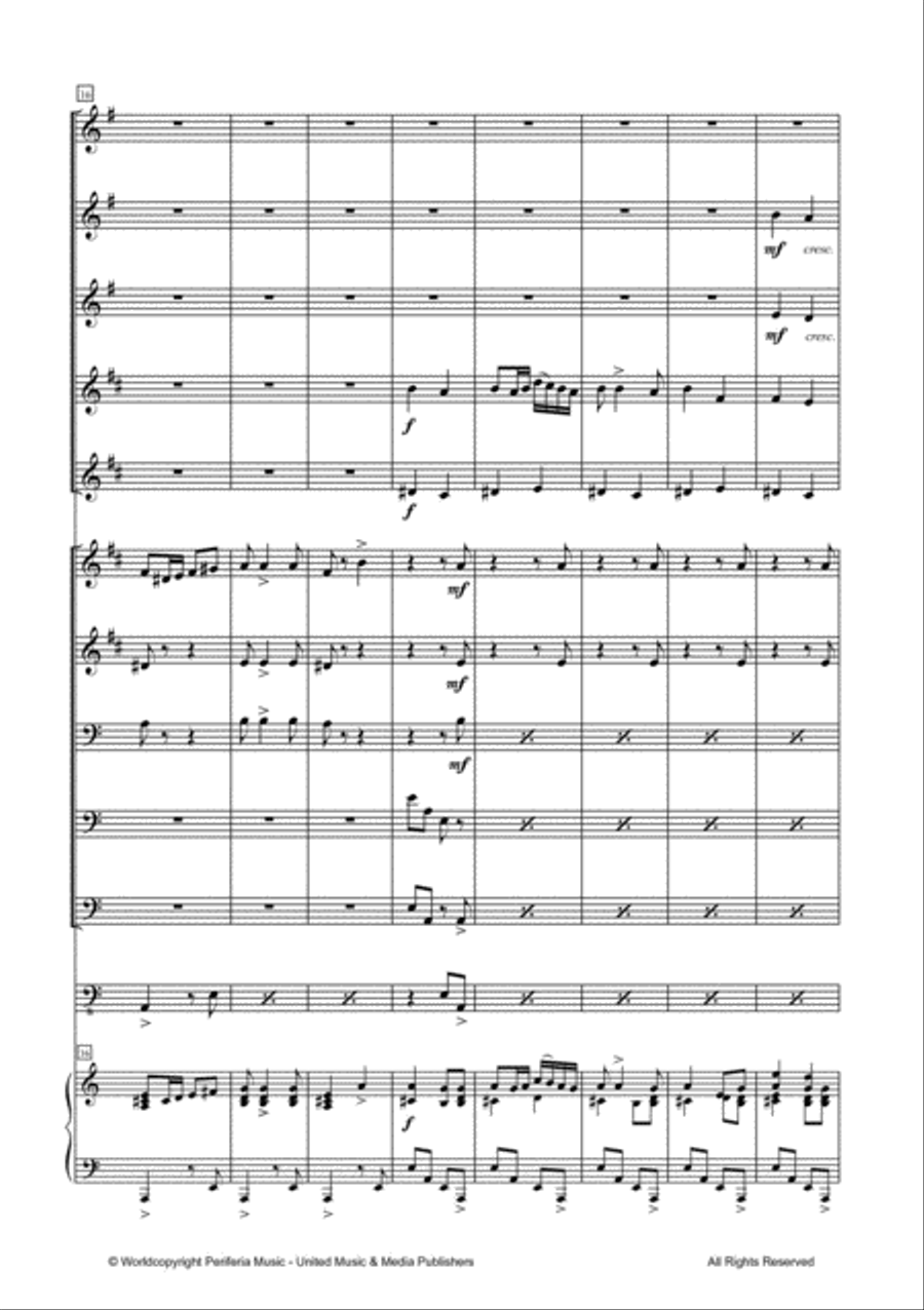 Mar de sinera instrumental per a Cobla Brass Ensemble scores gallery preview page 4