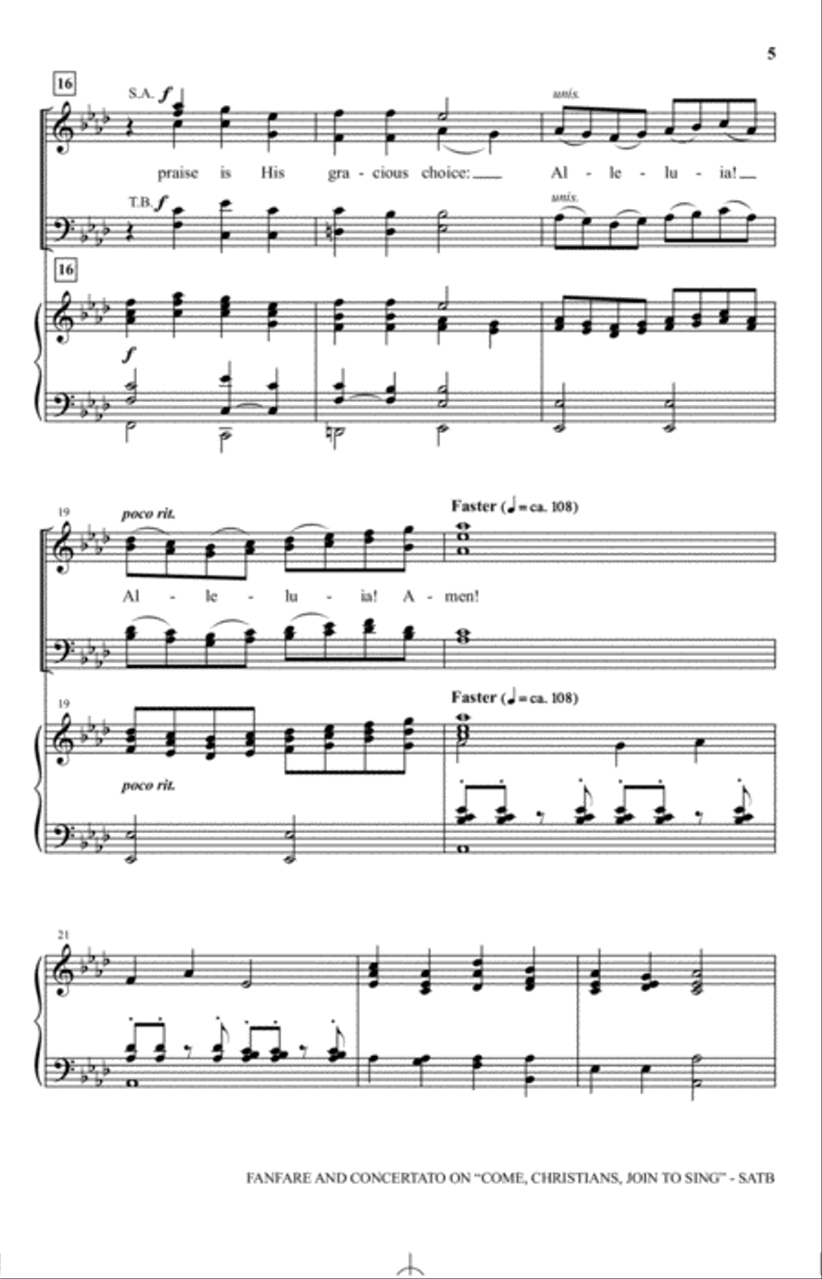 Fanfare And Concertato On 
