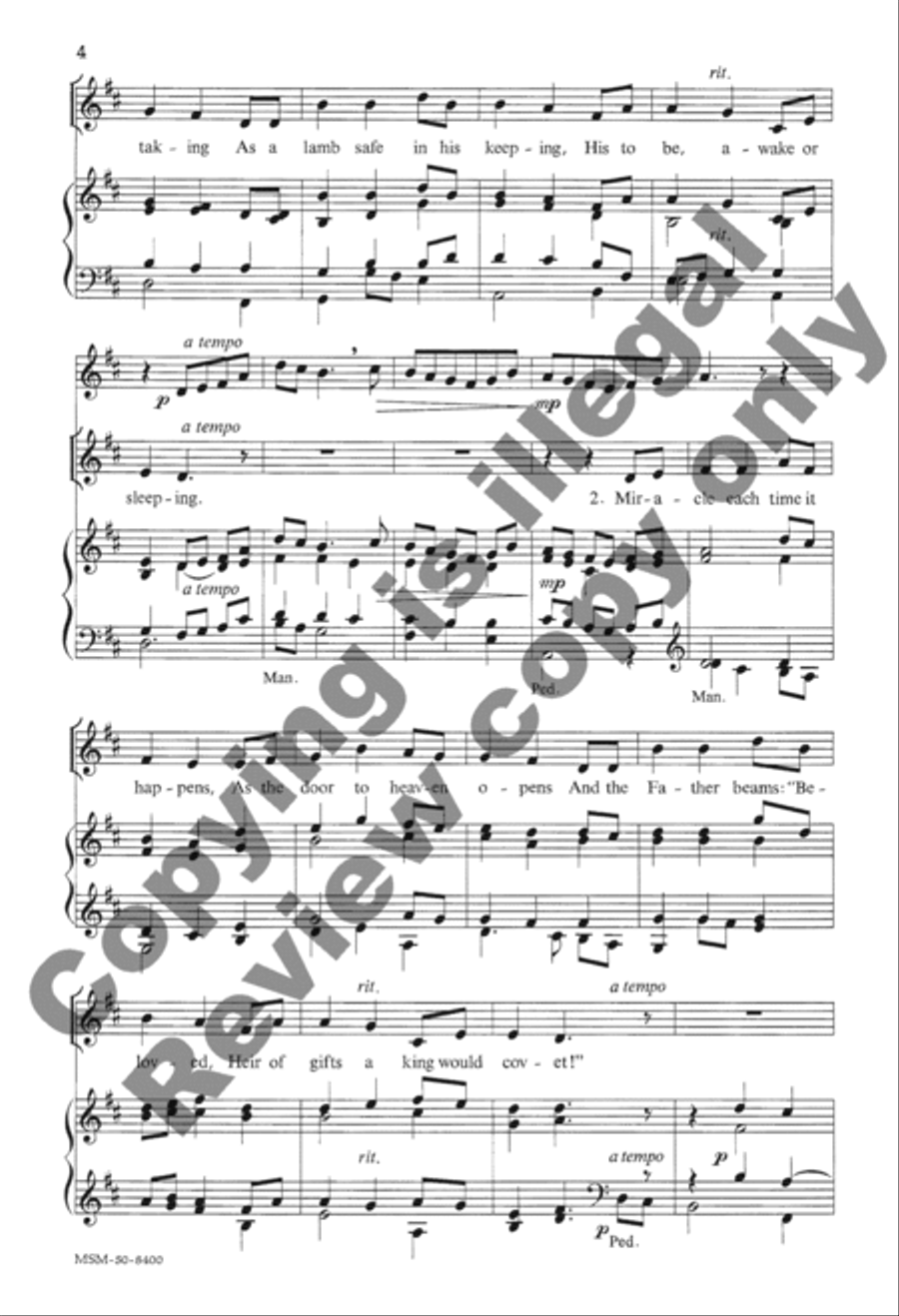 See This Wonder in the Making Unison Choir scores gallery preview page 3