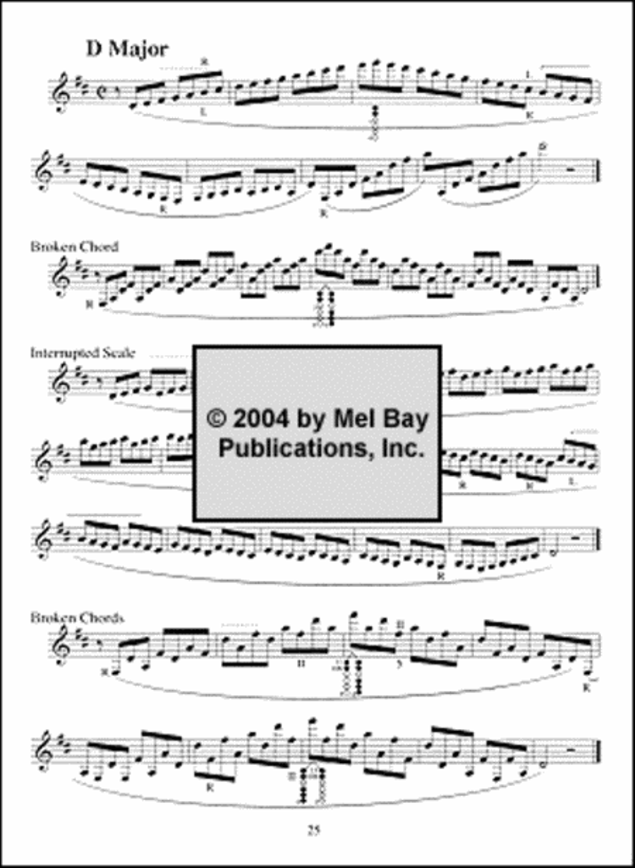 Upbeat Scales and Arpeggios Clarinet scores gallery preview page 2