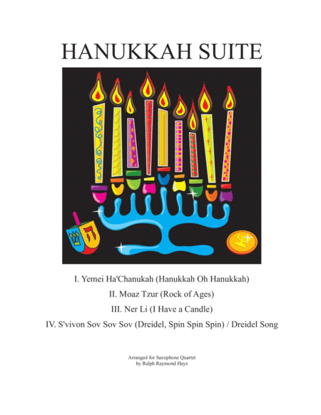 Hanukkah Suite (for Saxophone Quartet) image number null