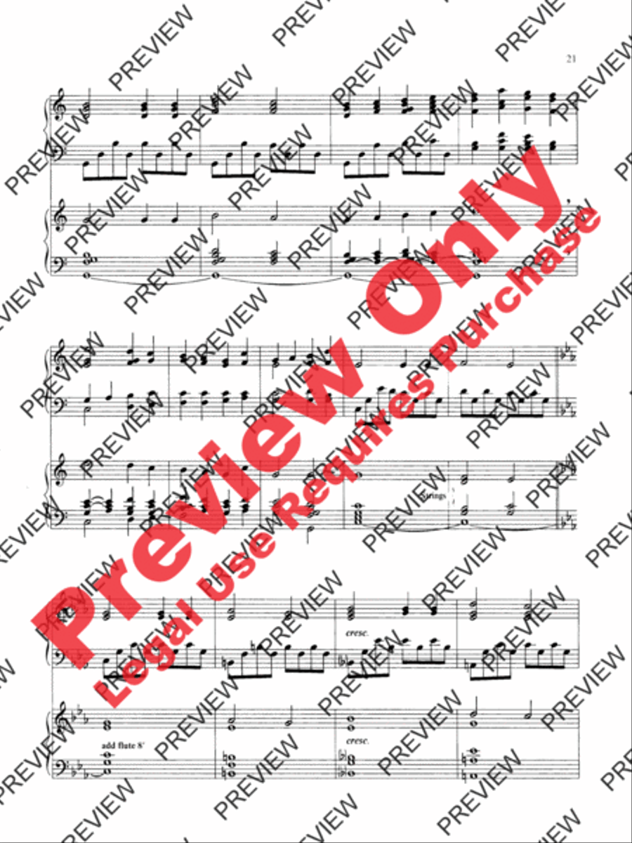 Peaceful Meditations Organ scores gallery preview page 12