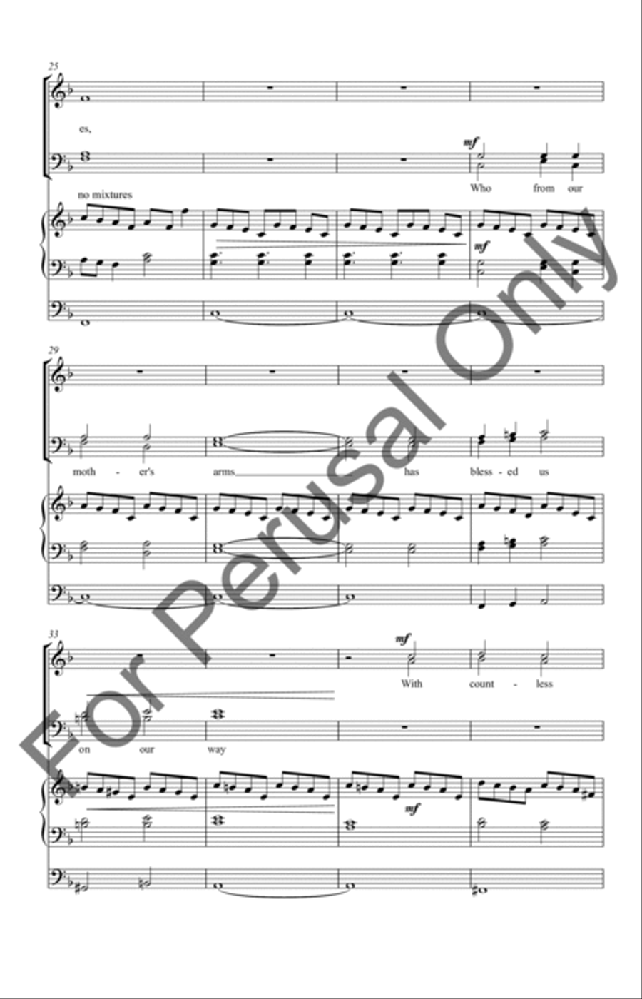 A Festive Thanks 4-Part scores gallery preview page 4
