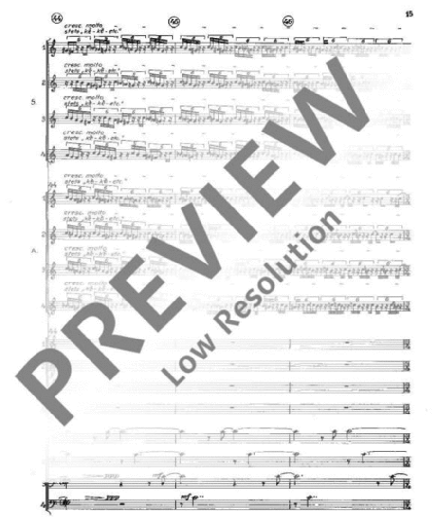 Drei Phantasien 4-Part scores gallery preview page 16