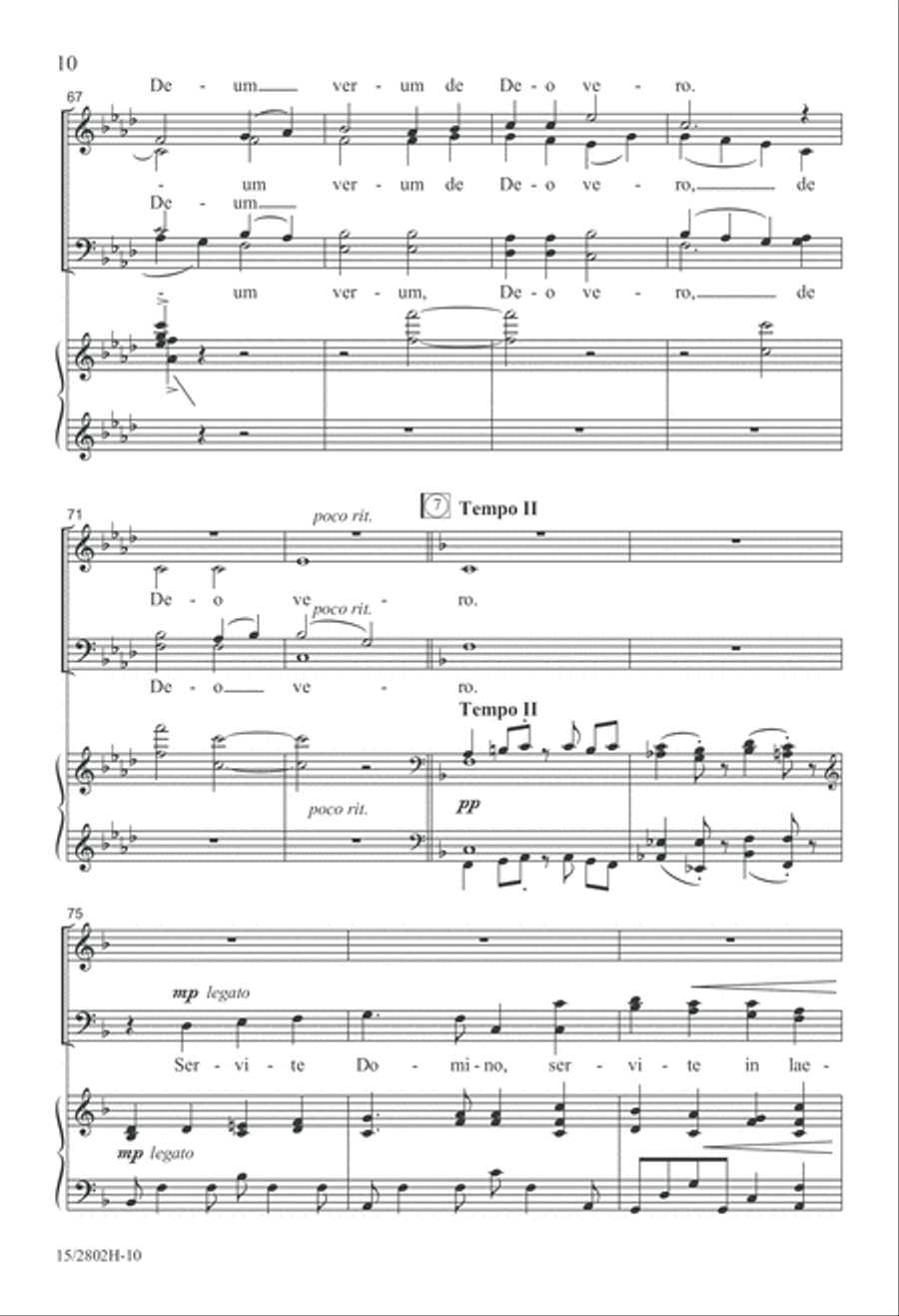 Festival Jubilate Festival Jubilate 4-Part scores gallery preview page 11