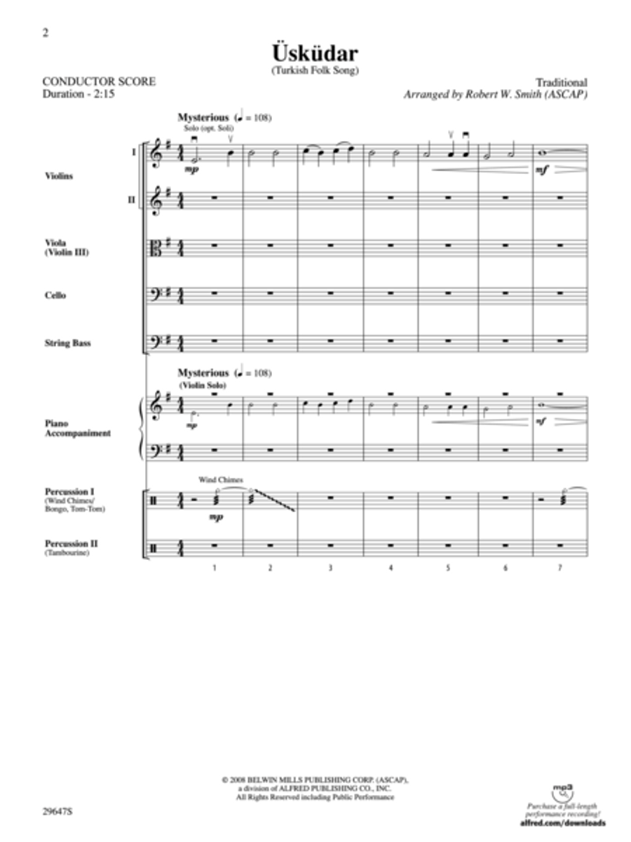 ÜskÜdar String Orchestra scores gallery preview page 2