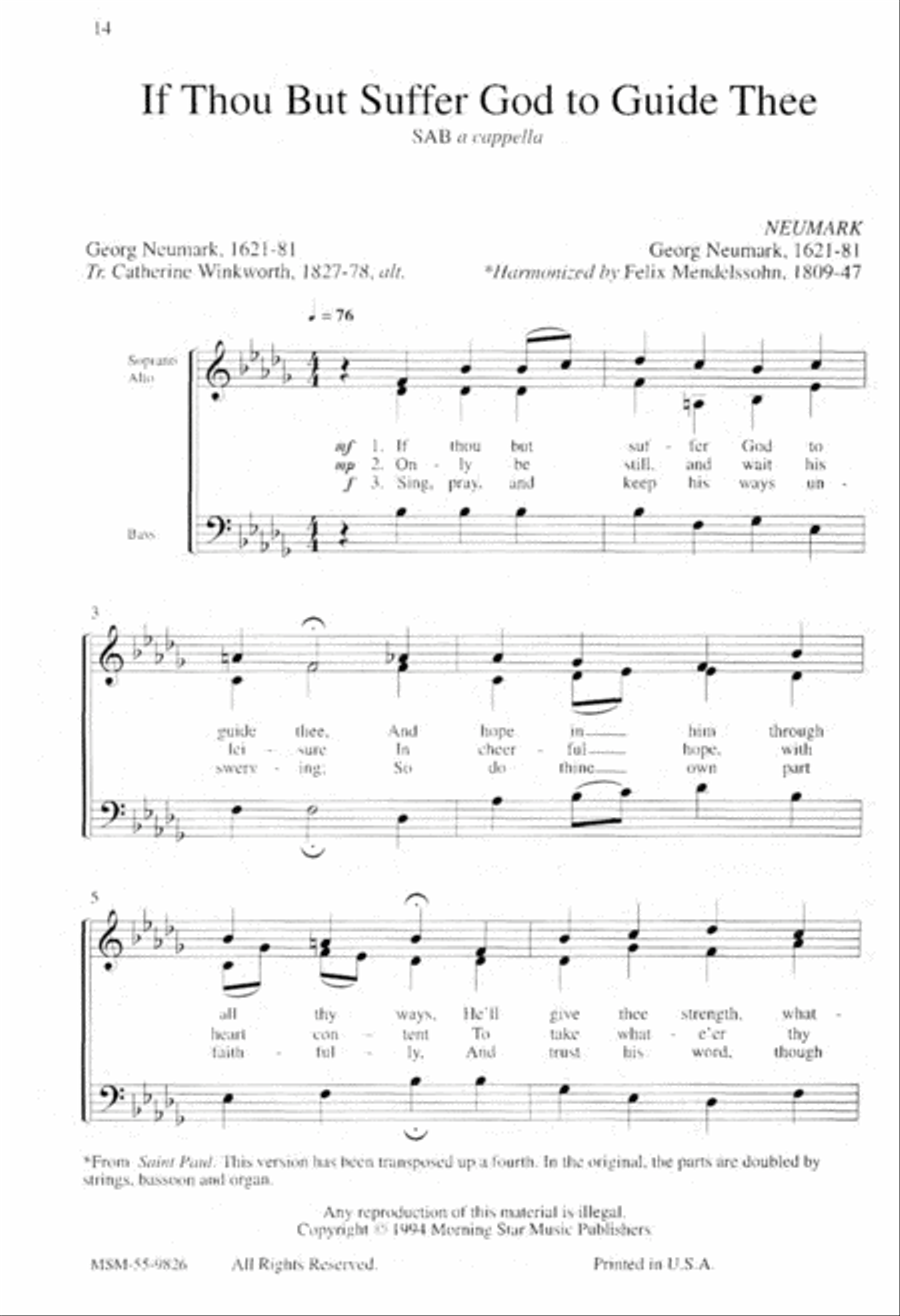 Coram Deo, Set II 3-Part scores gallery preview page 6