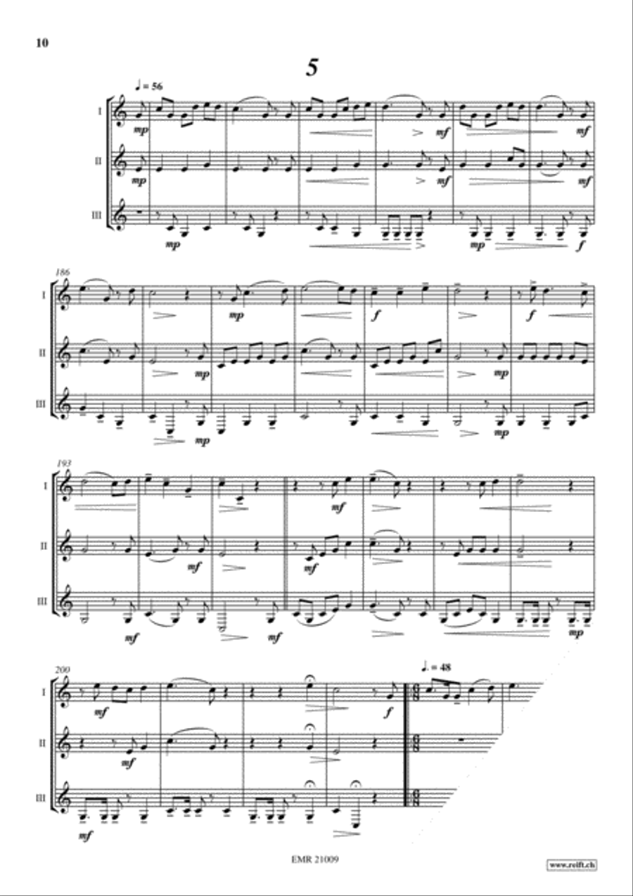 Les Trios des Copains Alphorn scores gallery preview page 7