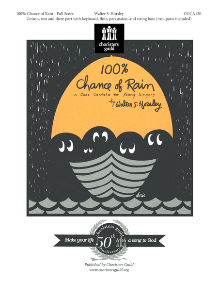 100% Chance of Rain - Piano/Vocal Score (New Edition) image number null