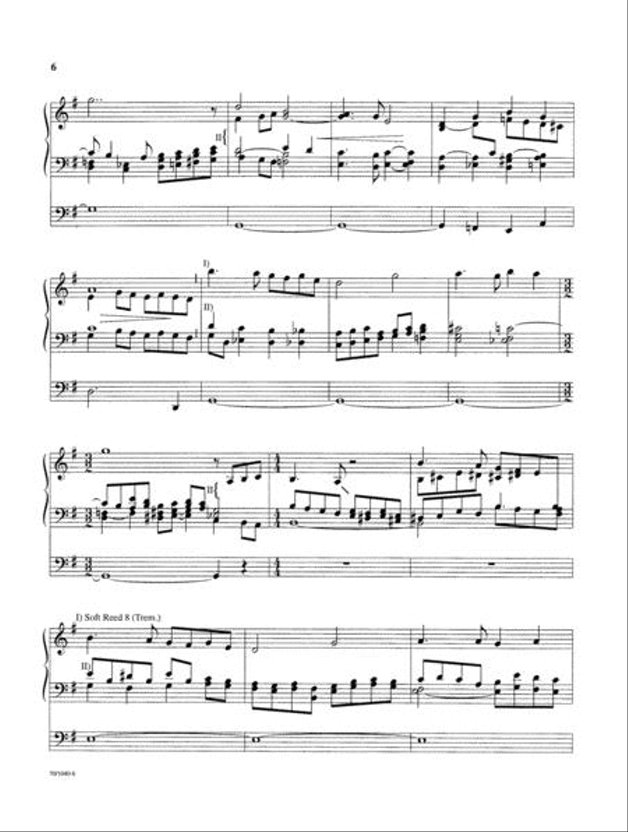Softly and Tenderly, Vol. 3 Organ Solo scores gallery preview page 6
