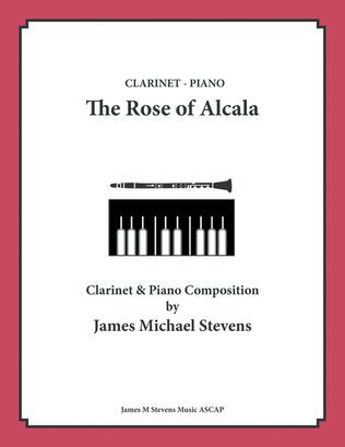 Book cover for The Rose of Alcala - Clarinet & Piano