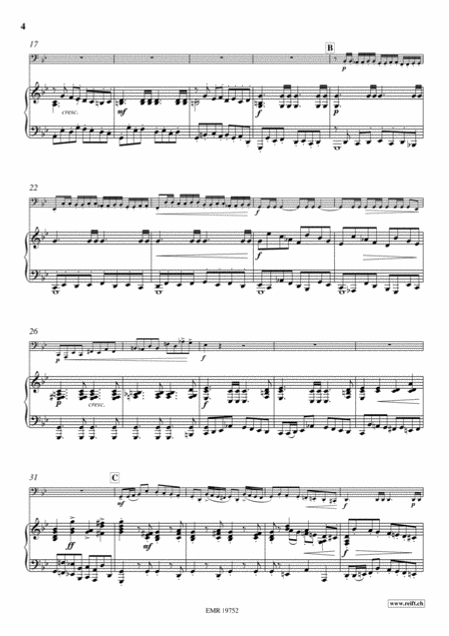 Konzert-Etude Tuba scores gallery preview page 4
