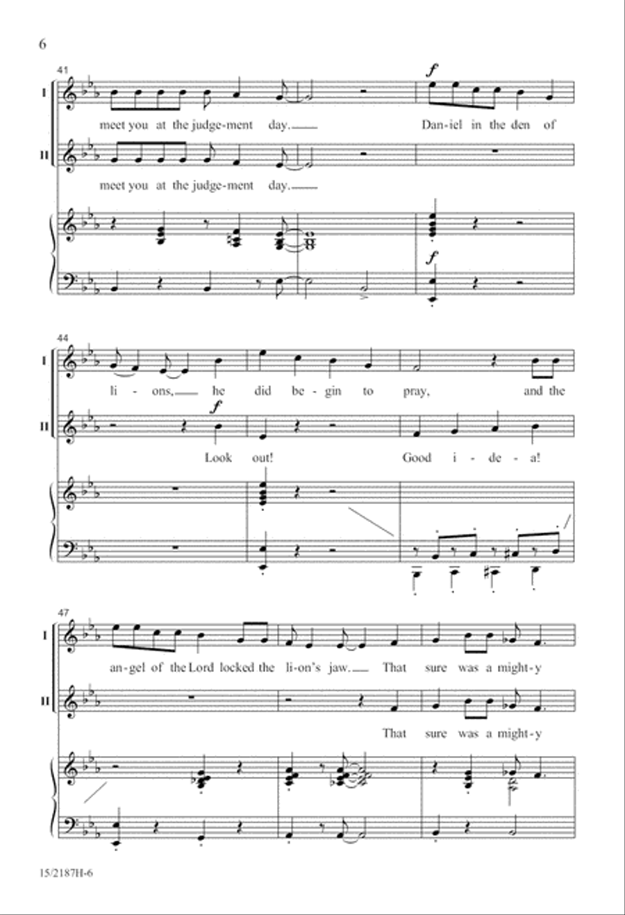 Climbin' Up the Mountain 2-Part scores gallery preview page 7