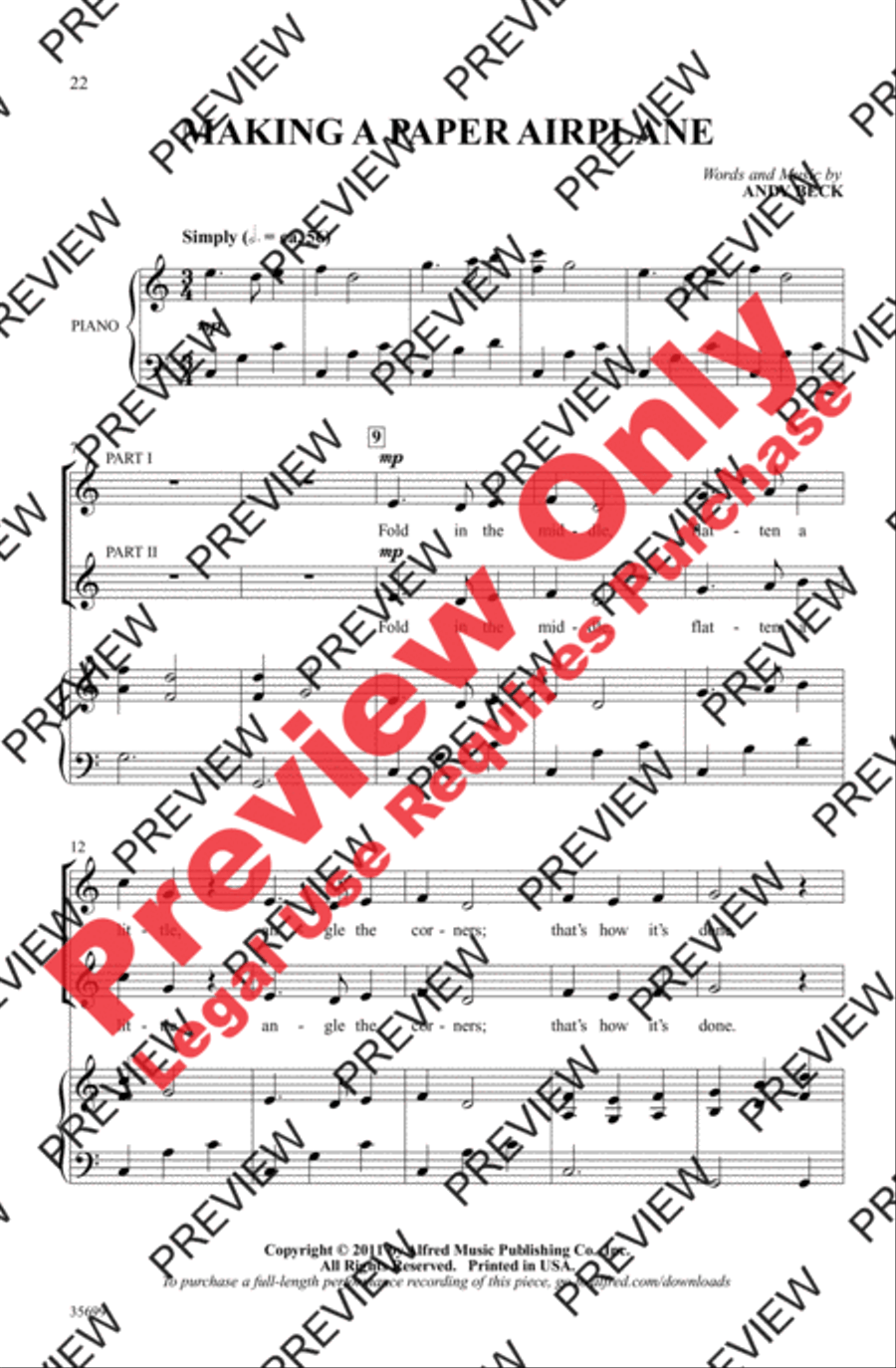 Songs of Flight Songs of Flight 2-Part scores gallery preview page 22