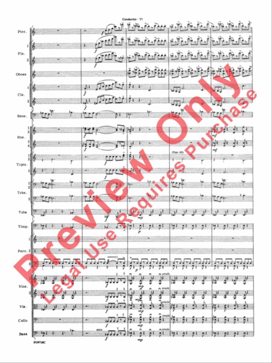 The Empire Strikes Back Medley Full Orchestra scores gallery preview page 14