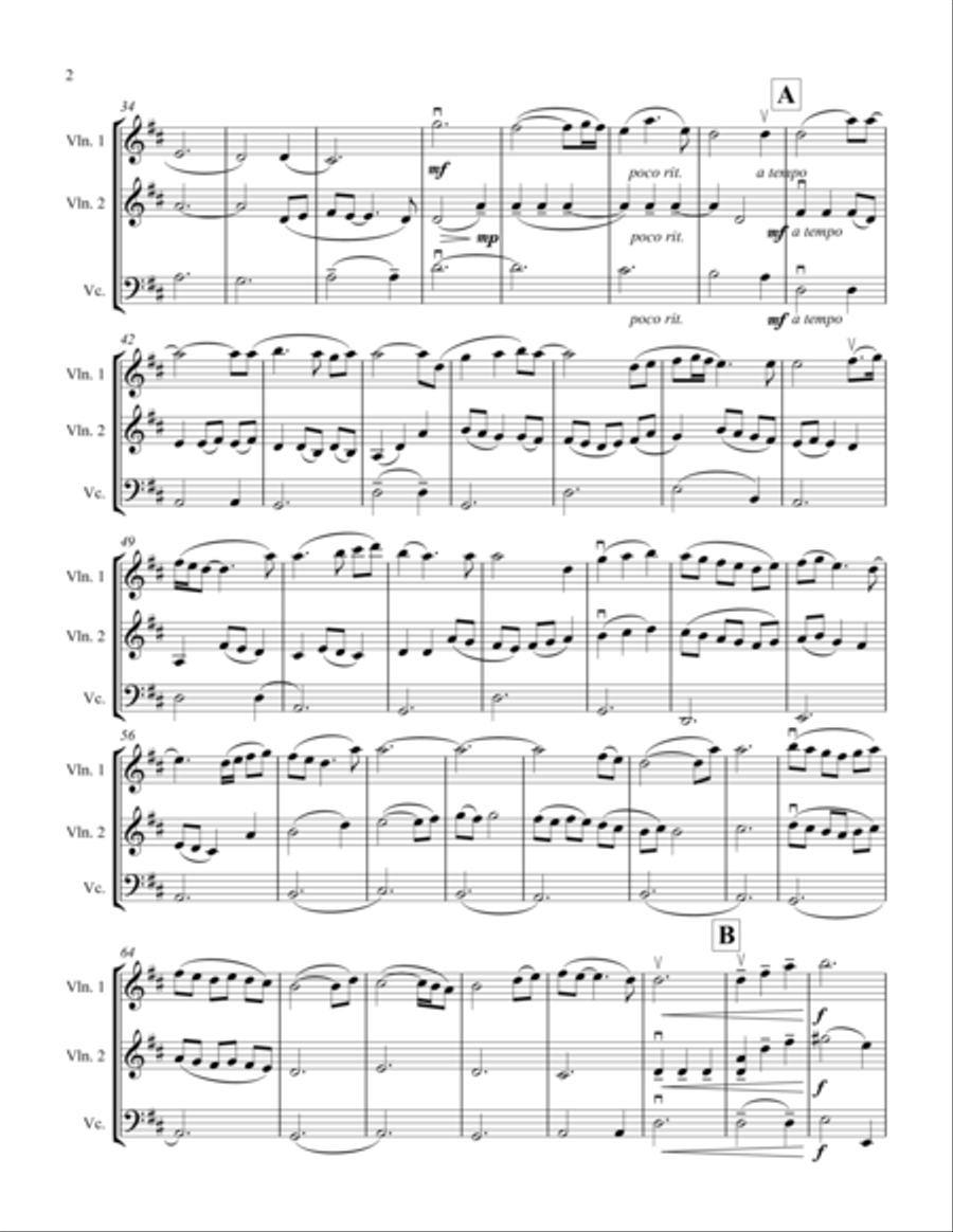 How Beautiful String Trio scores gallery preview page 3
