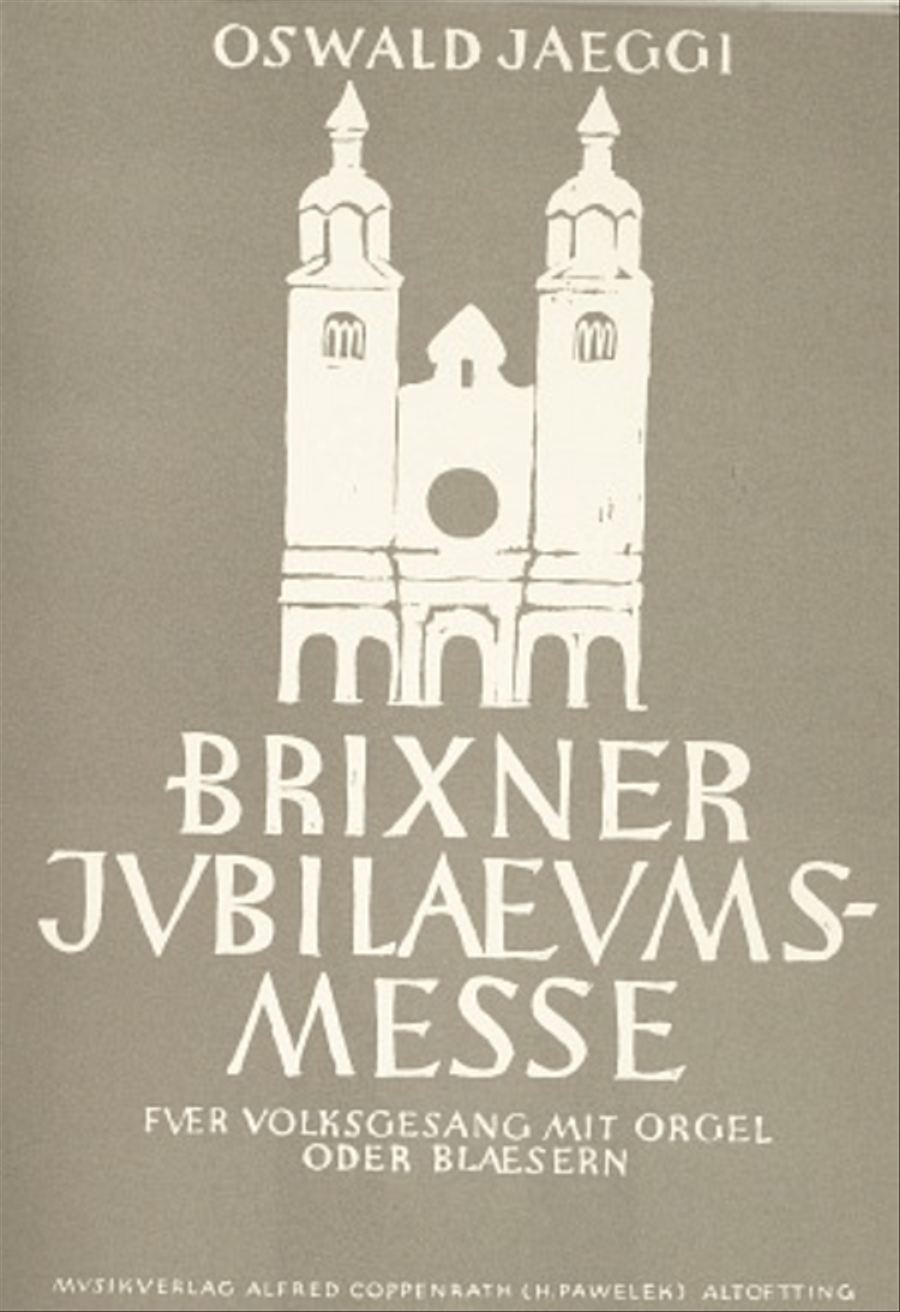 Oswald Jaeggi: Brixner Jubilaums-Messe Part scores gallery preview page 1