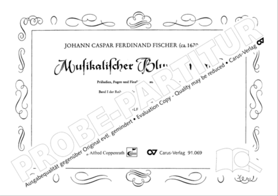 Musikalischer Blumenstrauss Organ Solo scores gallery preview page 2
