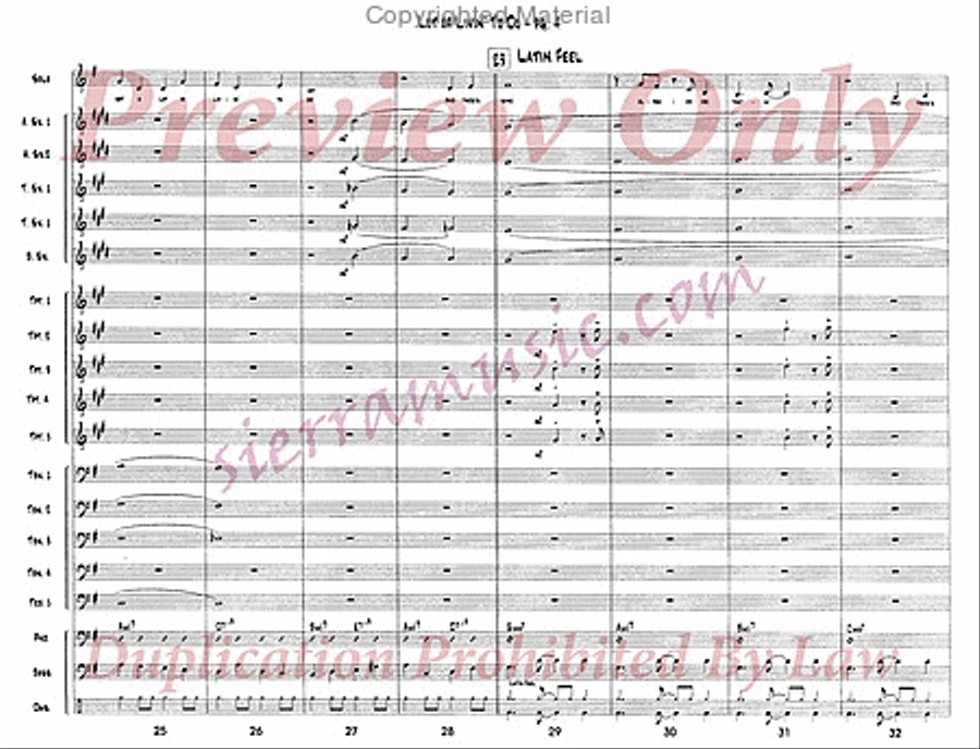 Lot Of Livin' To Do Jazz Ensemble scores gallery preview page 5