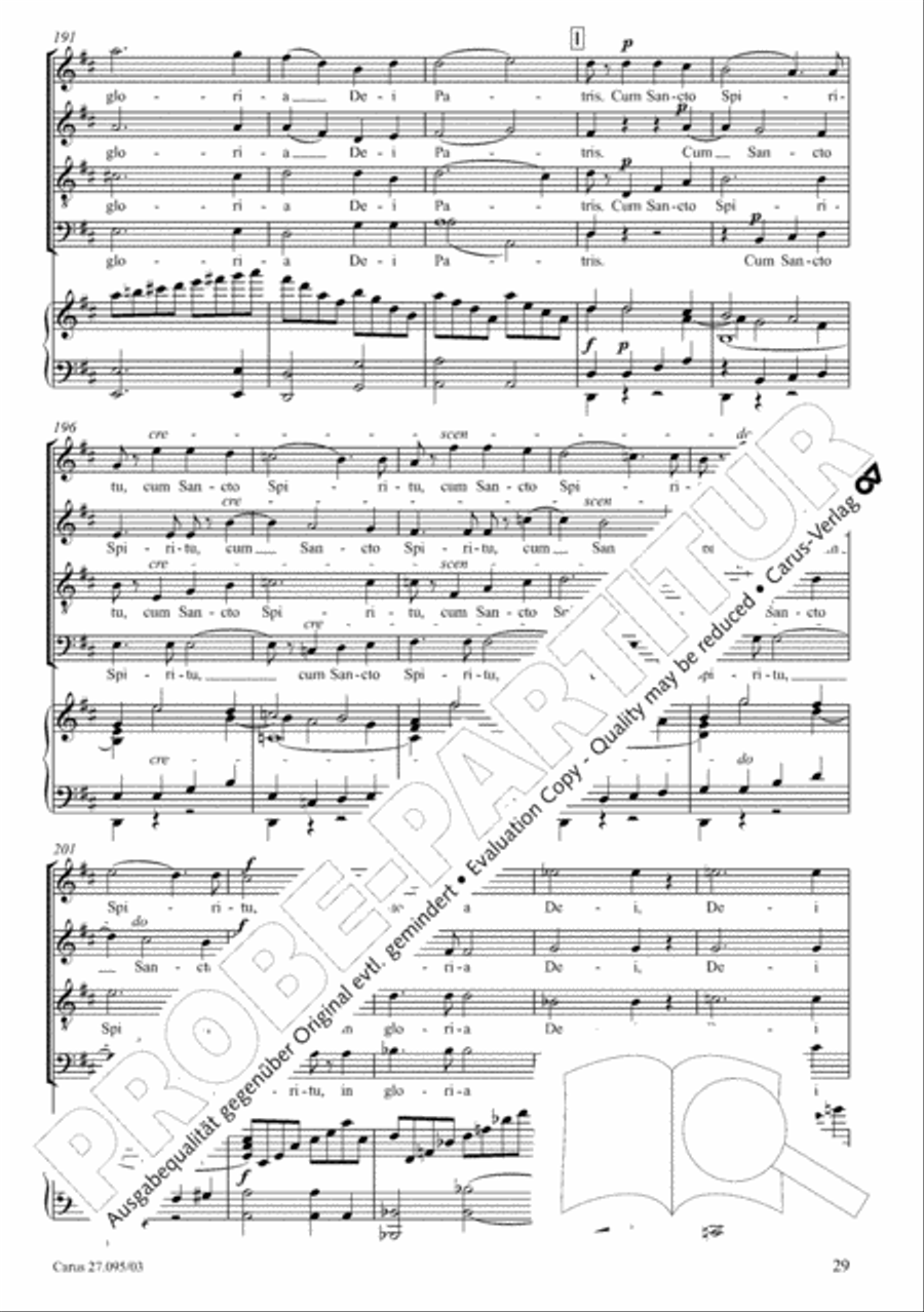 Messe solennelle de sainte Cecile Messe solennelle de sainte Cecile STB scores gallery preview page 30