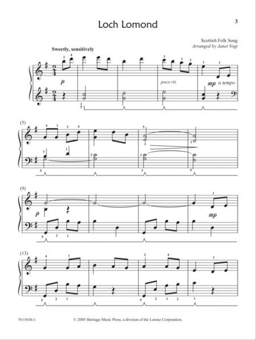 Folk Songs 'n Favorites at Your Fingertips - Book 3 Piano Solo scores gallery preview page 3