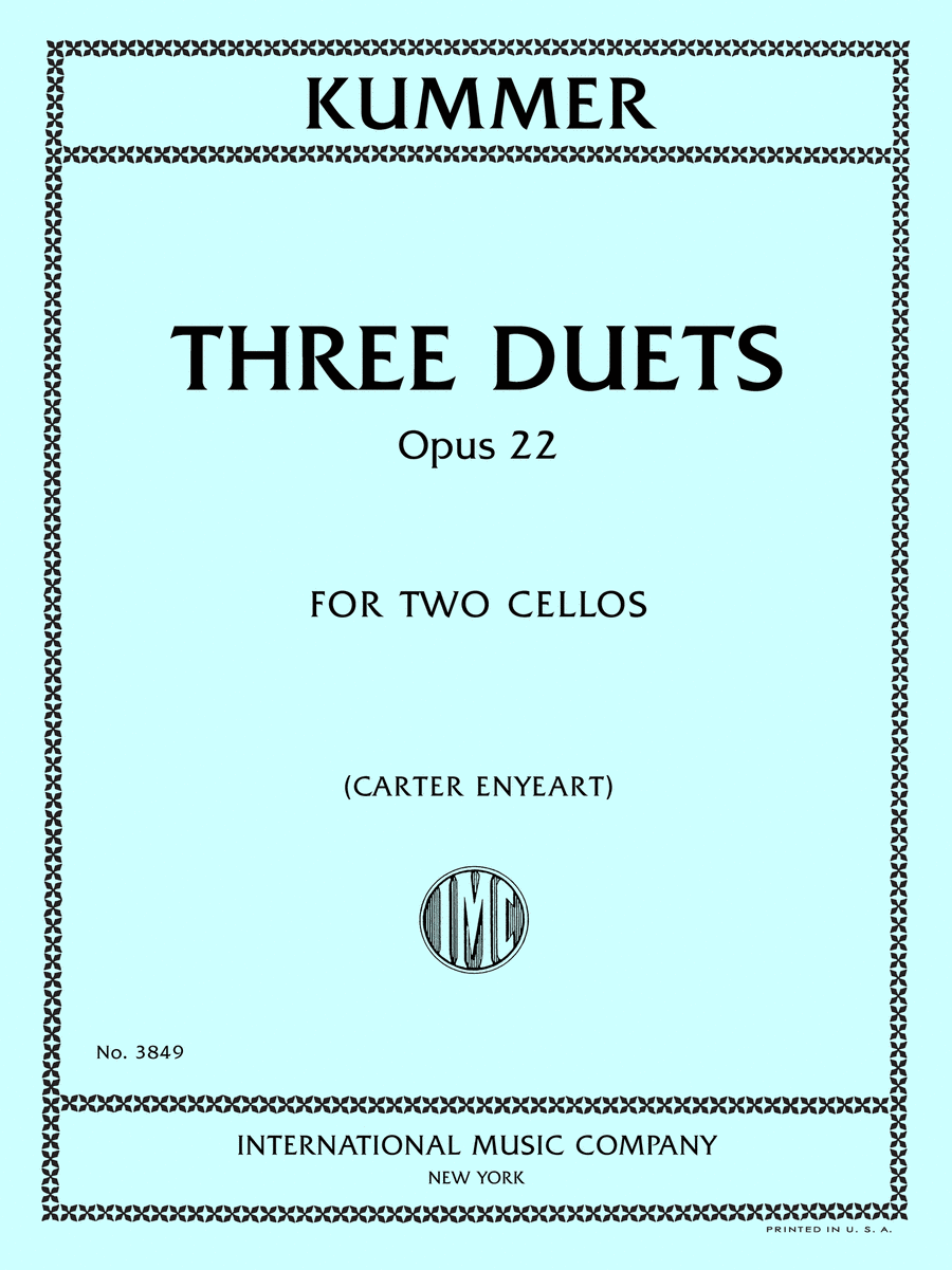 Three Duets, Opus 22
