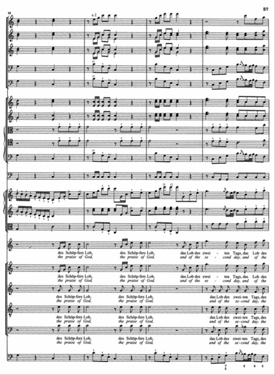 Die Schopfung (The Creation) Hob. XXI:2 4-Part scores gallery preview page 2