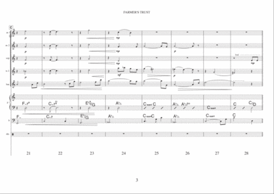 Farmer's Trust Jazz Ensemble scores gallery preview page 3