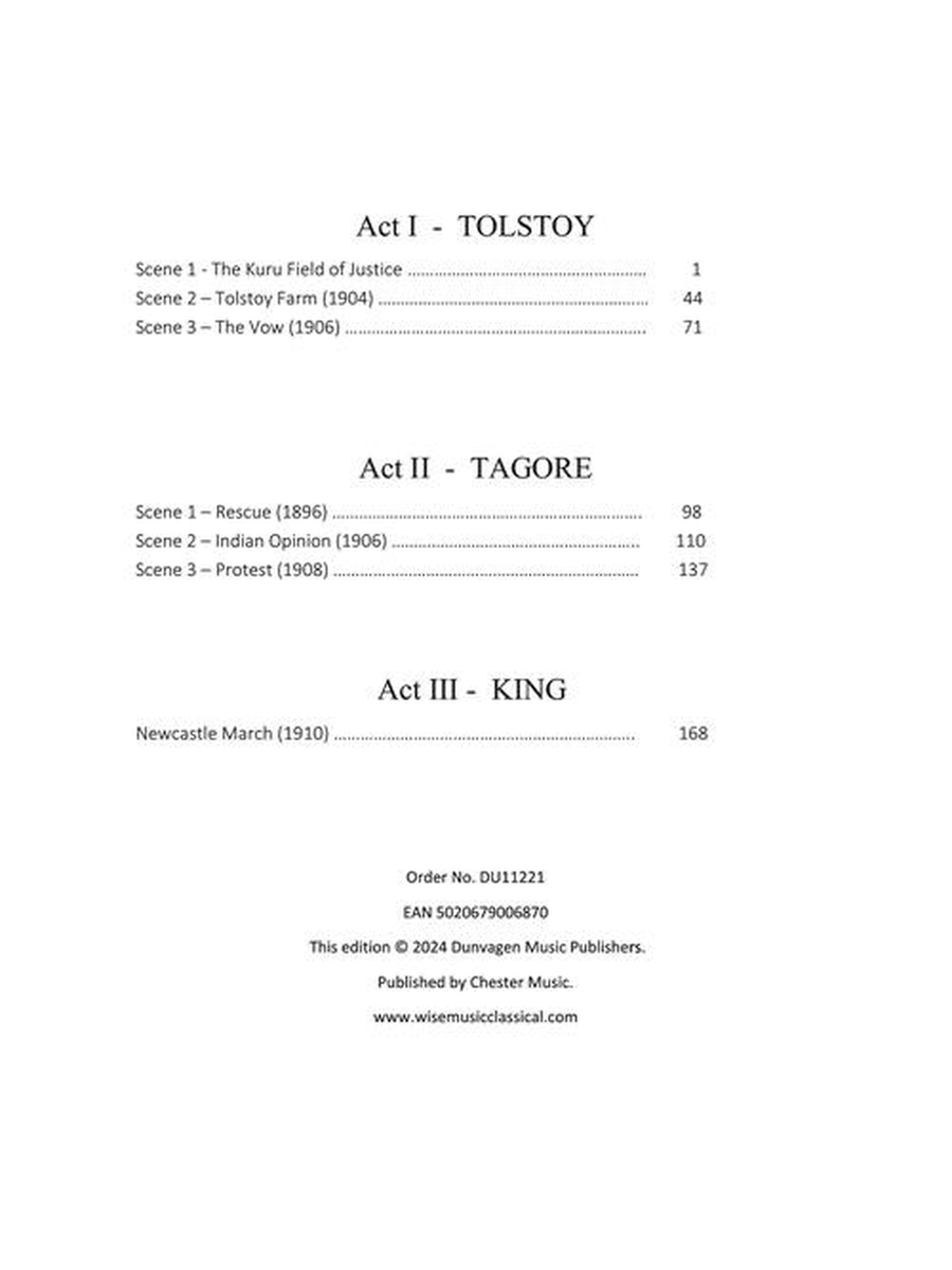 Satyagraha Satyagraha Voice scores gallery preview page 4