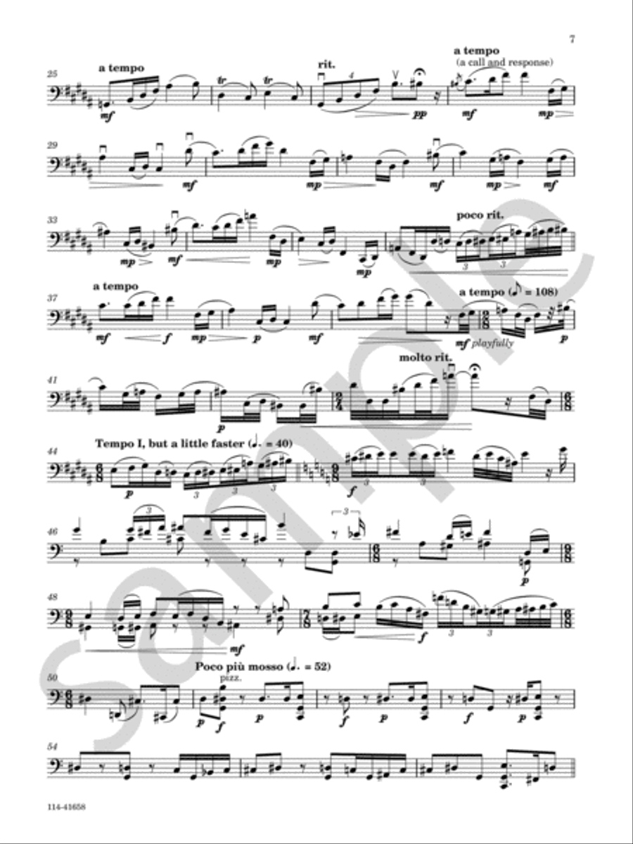 Sonata For Solo Cello