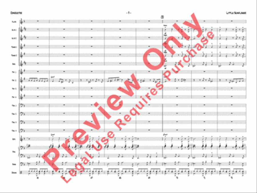 Little Sunflower Little Sunflower Jazz Ensemble scores gallery preview page 12