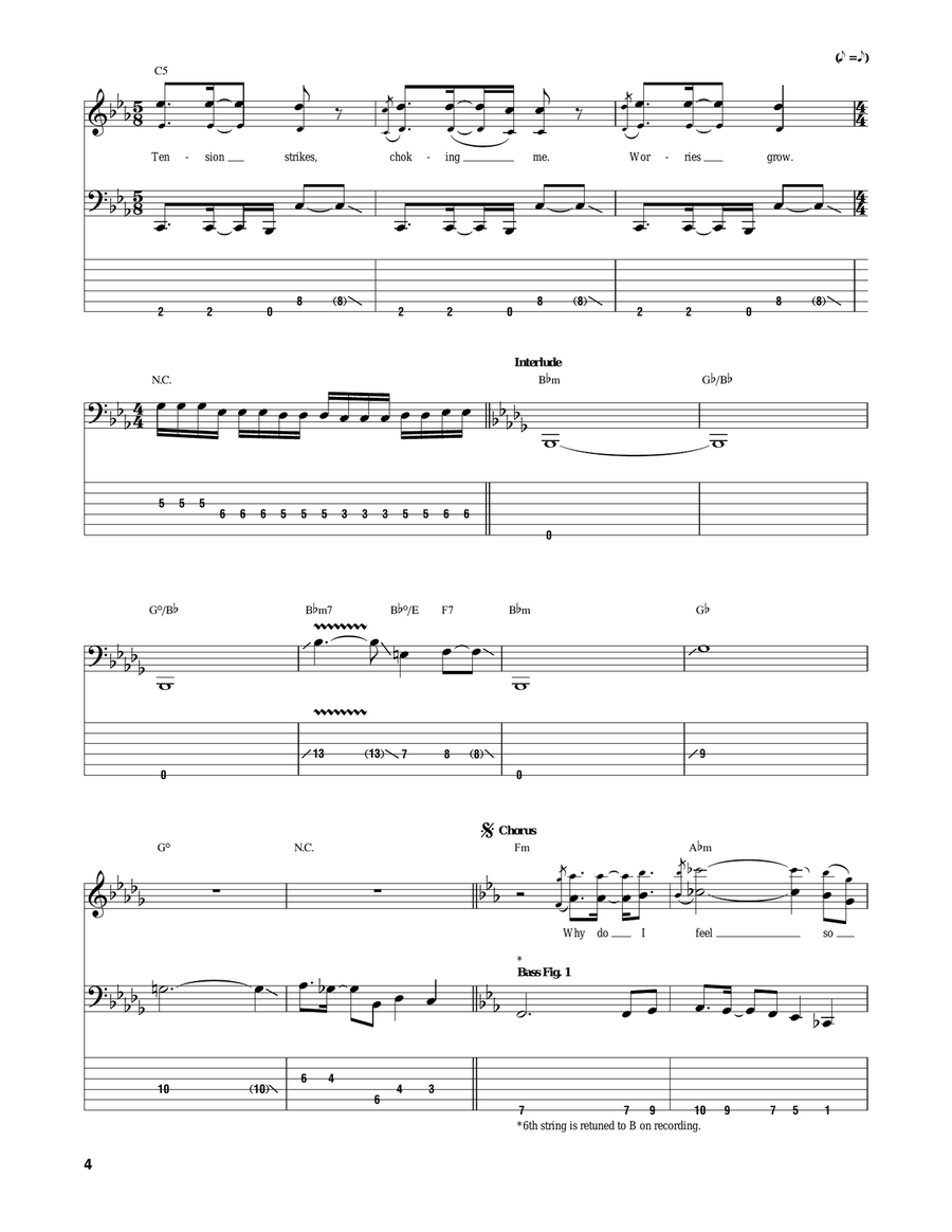 Panic Attack Acoustic Guitar scores gallery preview page 4
