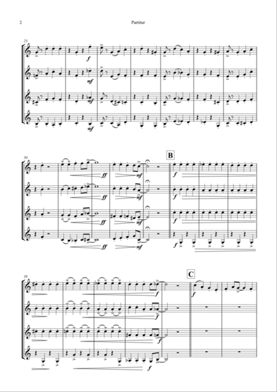 I Got Rhythm for French Horn Quartet French Horn Quartet scores gallery preview page 3