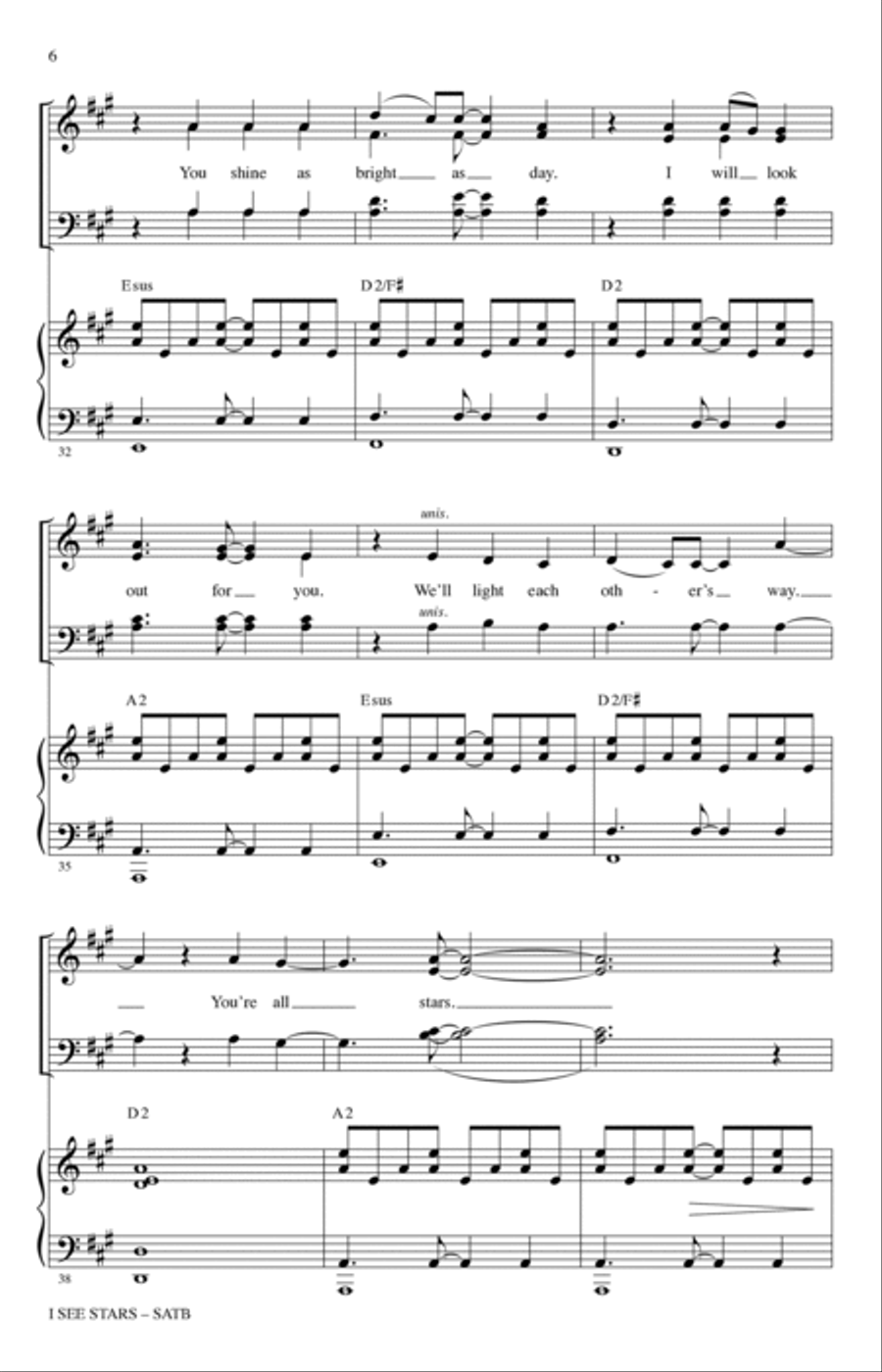 I See Stars (from Mean Girls: The Broadway Musical) (arr. Mark Brymer) 4-Part scores gallery preview page 5