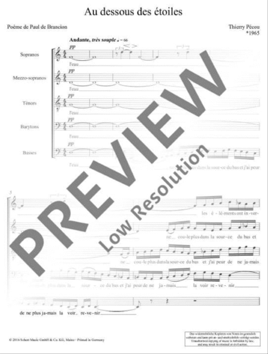 Au dessous des étoiles SATBarB scores gallery preview page 7