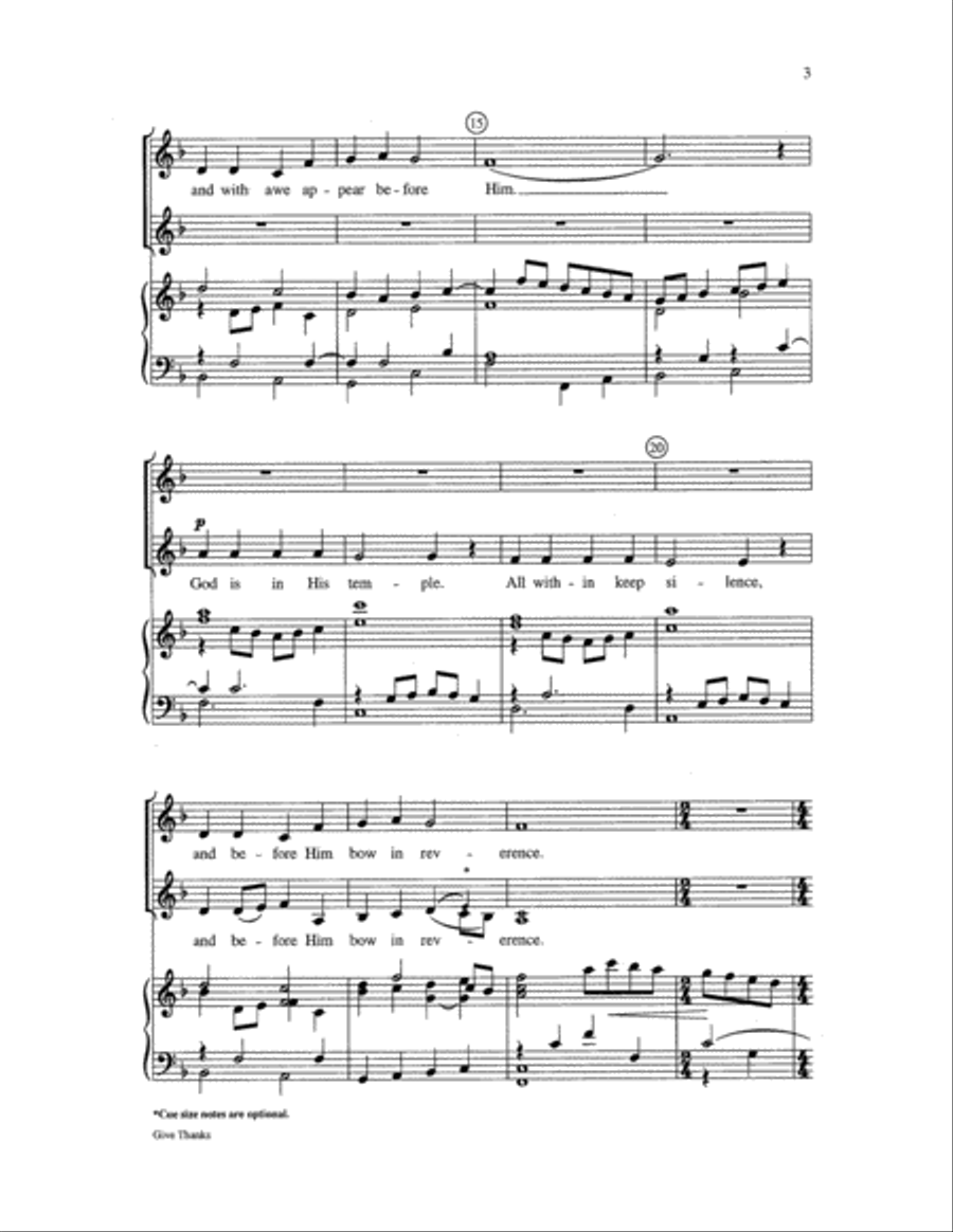 Give Thanks Choir scores gallery preview page 3