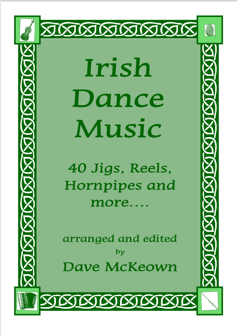 Irish Dance Music Vol.1 for 4 String Banjo Tab CGDA; 40 Jigs, Reels, Hornpipes and more.... 4-String Banjo scores gallery preview page 1