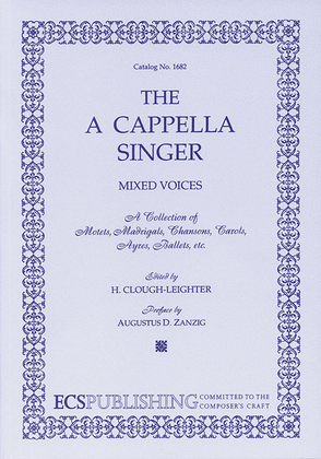 Book cover for The A Cappella Singer