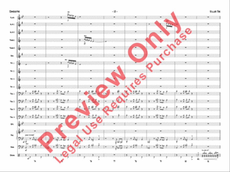 Cool Joe, Mean Joe (Killer Joe) Jazz Ensemble scores gallery preview page 13